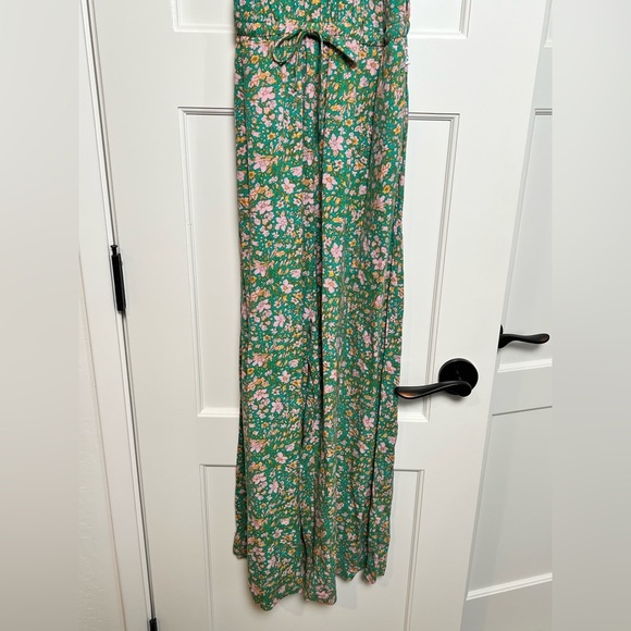RVCA Petal Green Floral Jumpsuit (Small) - Picture 7 of 9